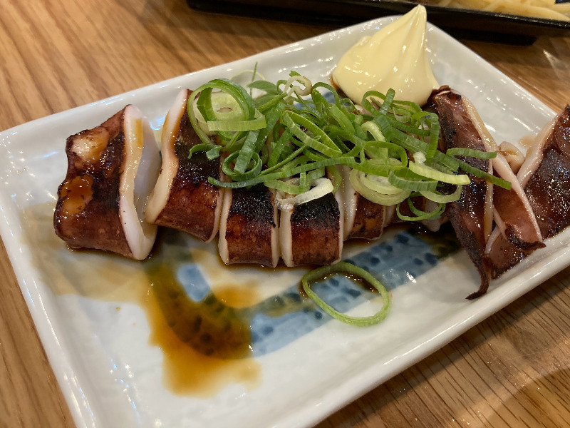 2026/08/15　いか姿焼きは毎回注文してしまうほどの一品
