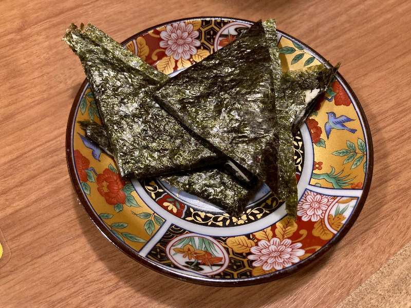 2026/04/29　海苔チーズは意外な組み合わせであるが酒が進む味