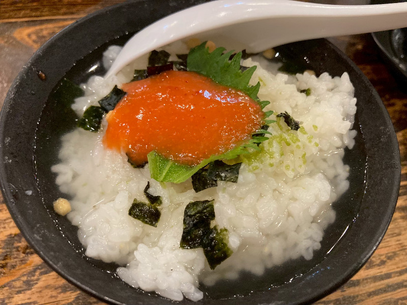 2026/05/02　〆のお茶漬けはちょうどよい量