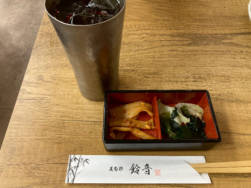 2026/05/03　本格的な感じがするお通しは酒に合う味付け