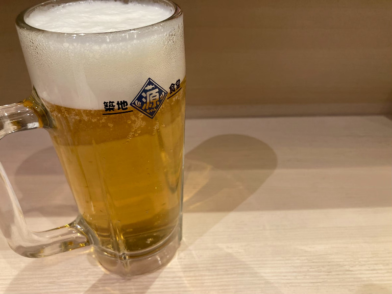 2026/05/05　ビールは一般的な中ジョッキ