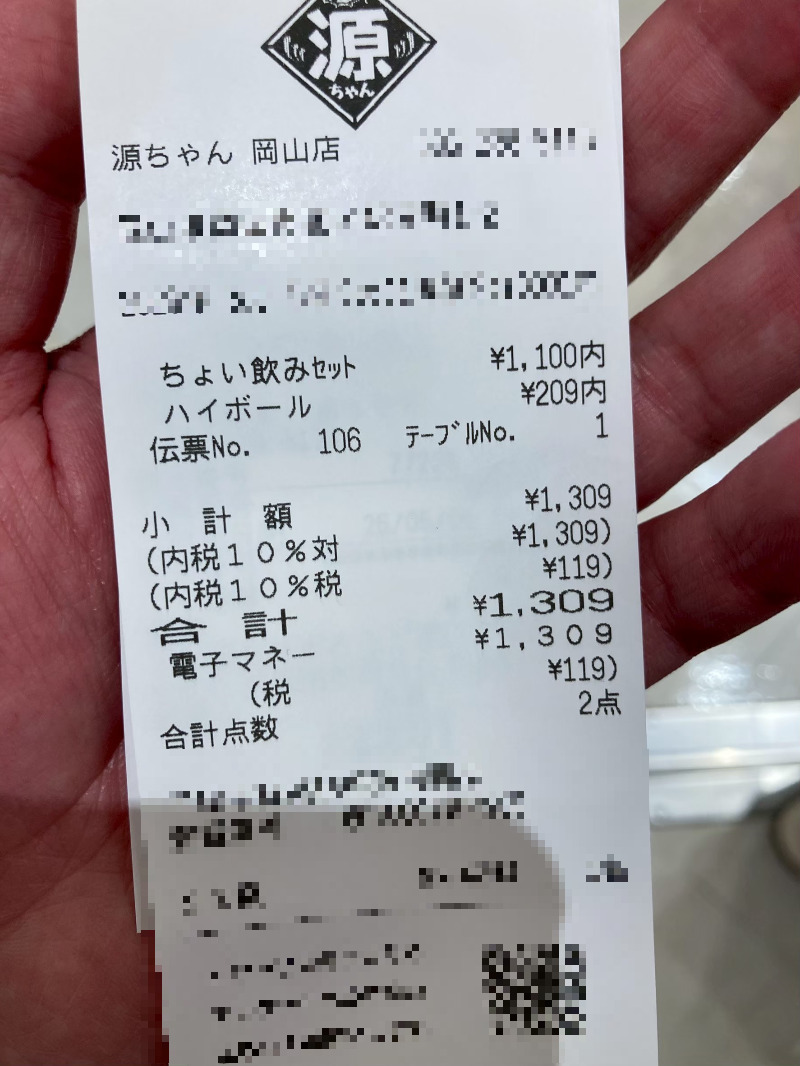 2026/05/05　ちょい飲みセットとハイボールで満足、お通しはなし