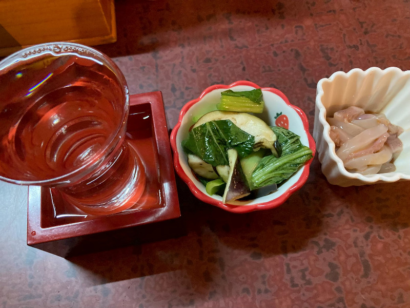 2026/05/08　日本酒とお通しと塩辛