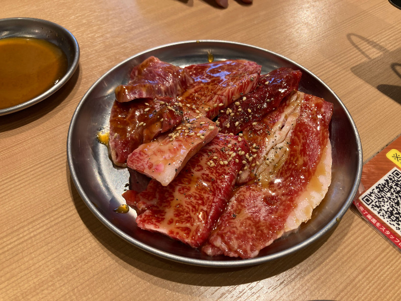 2026/06/09　真肉焼肉盛りは適度に脂がのっている