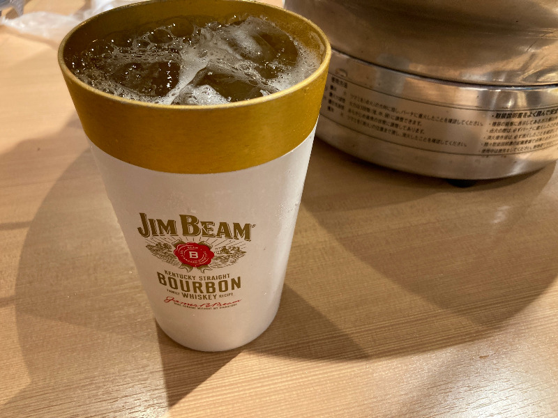 2026/06/09　ジムビームハイボールは専用タンブラーでの提供