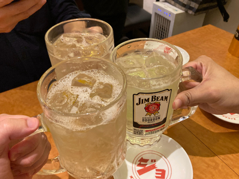 2026/06/11　メガジムビームハイボールは専用ジョッキで感覚濃いめ
