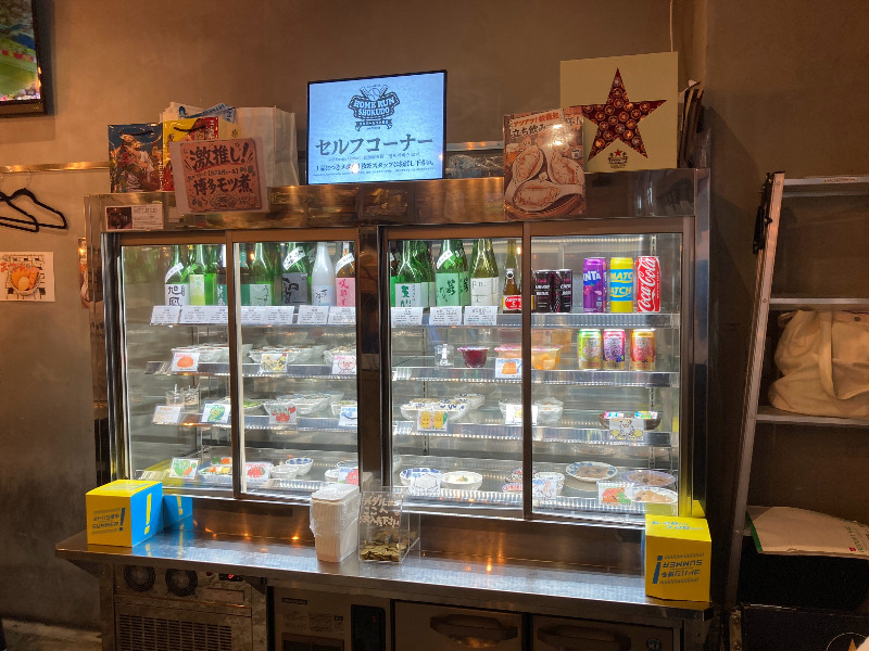 2026/07/11　セルフコーナーにて料理やドリンクとメダルを交換すること可能