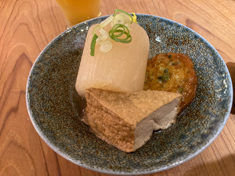 2026/07/28　おでんは味が染みており美味