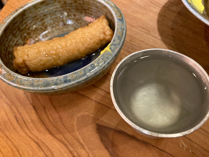 2026/07/28　スタッフおまかせ日本酒とLINEクーポンのおでん