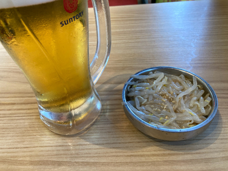 2026/08/02　1円ビールと429円お通し