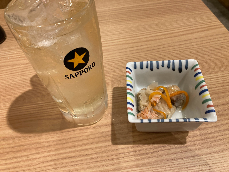 2026/08/02　100円のハイボールと330円のお通し