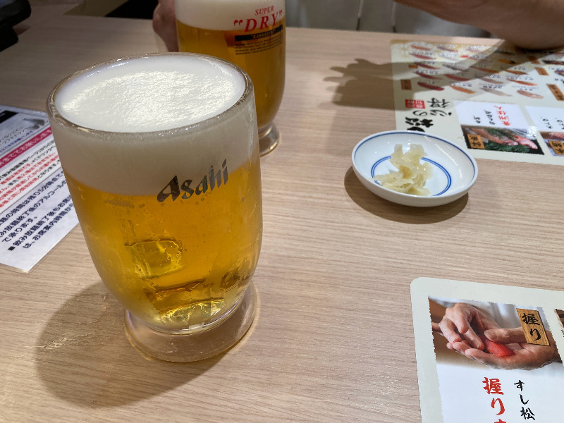 2026/08/04　生ビールは飲み放題に含まれている