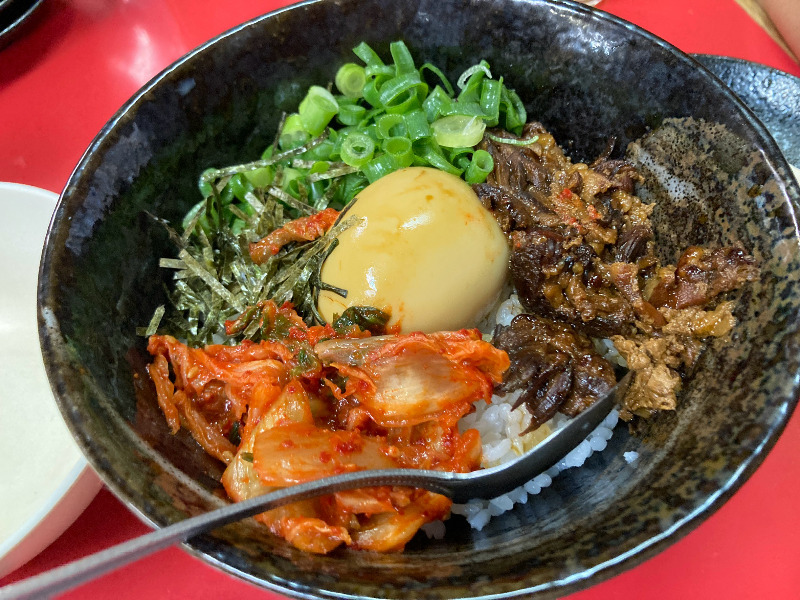 2026/08/16　まかない丼は普通の牛丼チェーンの小盛レベルの量で〆にぴったり