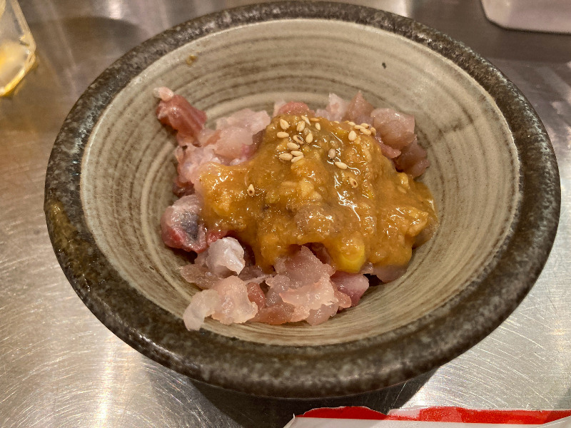 2026/09/04　鮮魚のなめろう