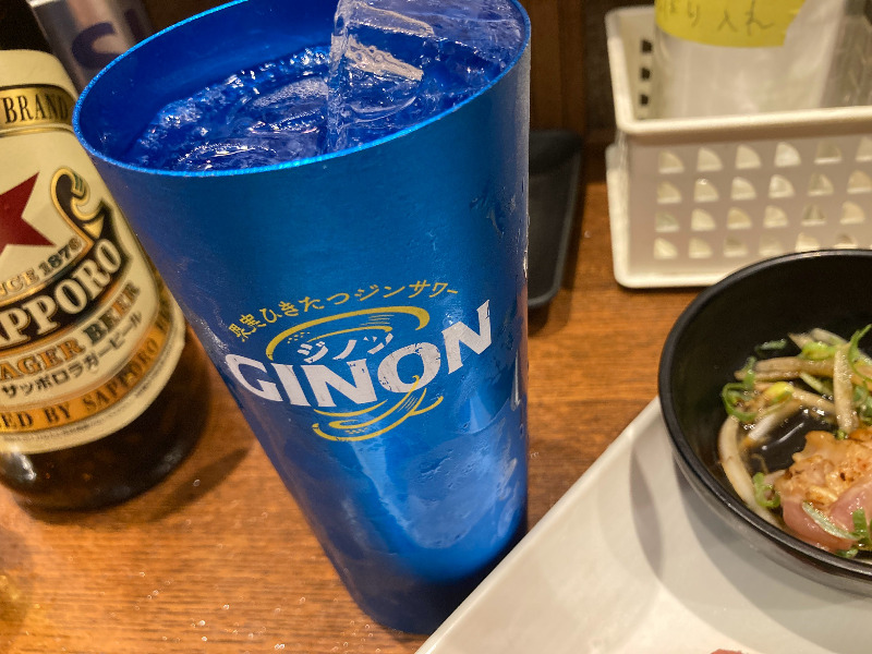 2026/09/07　GINONは専用タンブラーでキンキン